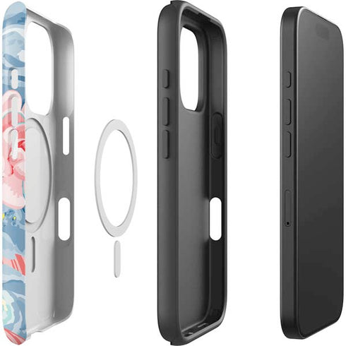 Spring Floral iPhone 16 Pro Magsafe Impact Case